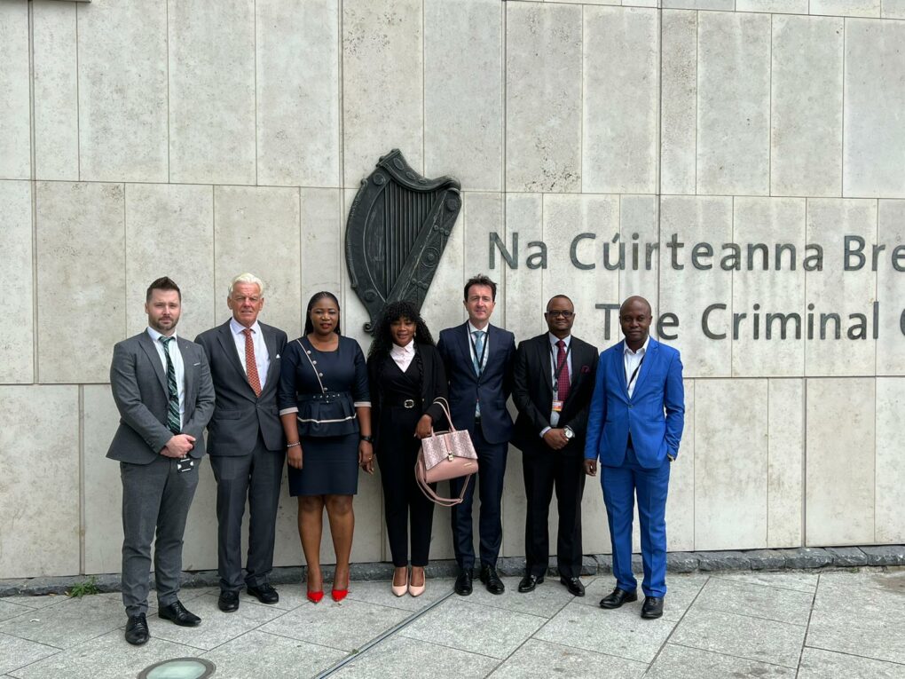The National Prosecution Authority delegation visiting Ireland on a learning exchange programme.