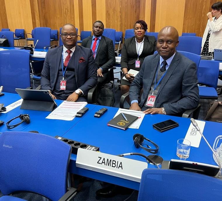 Zambia’s High Level Delegation at the Intergovernmental Working Group on Asset Recovery.