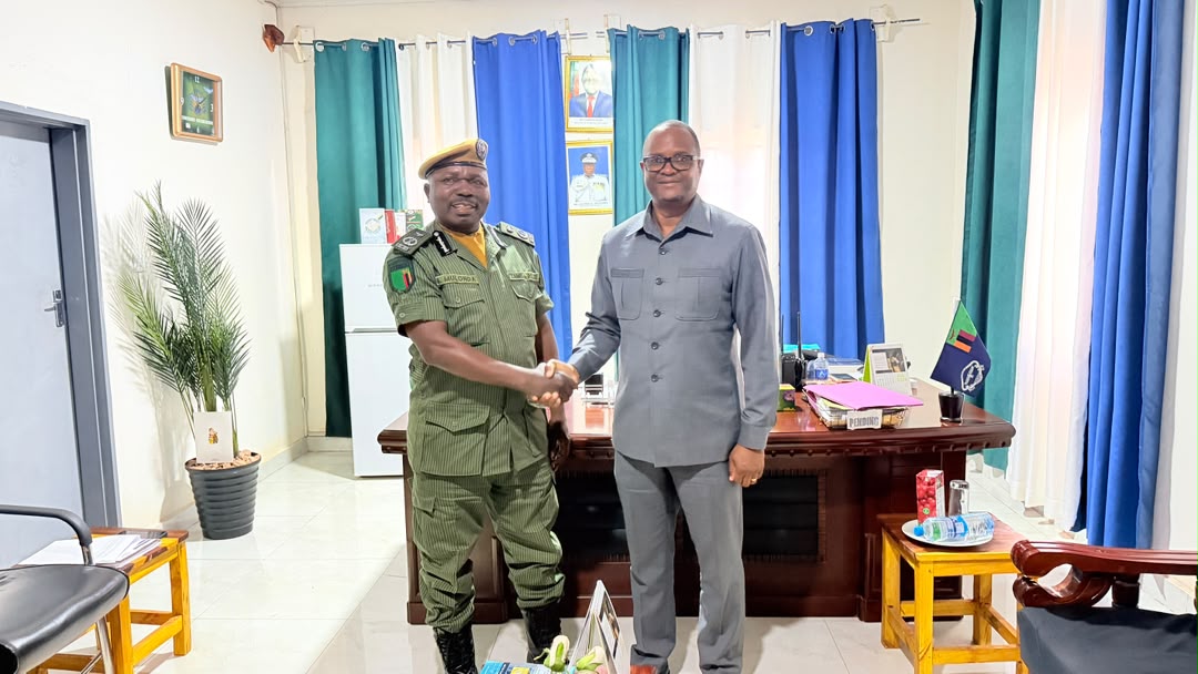 DPP PAYS COURTESY CALL ON NORTHETN PROVINCE COMMISSIONER OF POLICE